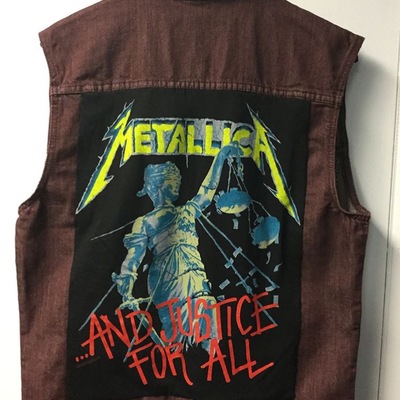 Metallica and justice for all vest