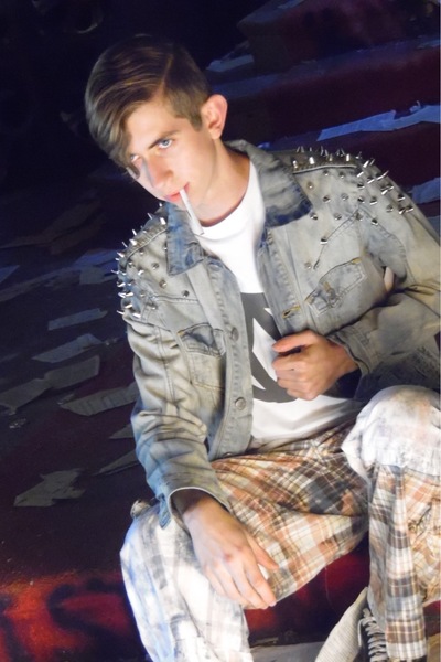 Mixed Plaid Funky Pants