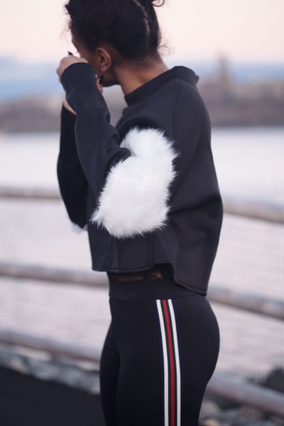 Just A Patch of Faux Fur Never Hurt 