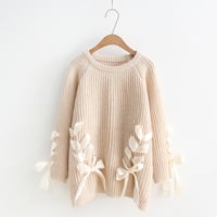 Lace up lolita pastel sweater - Thumbnail 3