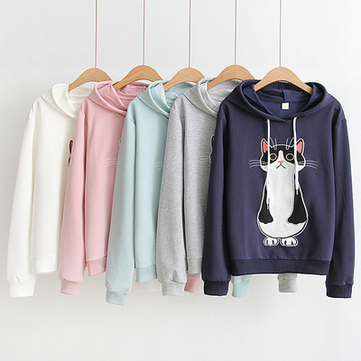 Kawaii cat hoodie