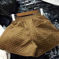 Diamond checkered thick shorts - Thumbnail 3