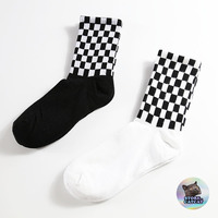 CHECKERBOARD SOCKS - Thumbnail 1
