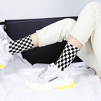 CHECKERBOARD SOCKS - Thumbnail 2