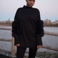 Furry Girl, Furry World (Black) - Thumbnail 1