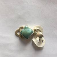 Larimar and/or Amber Silver Pendant - Thumbnail 1