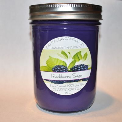 Hand poured 16 oz. classic soy wax candle choose your scent
