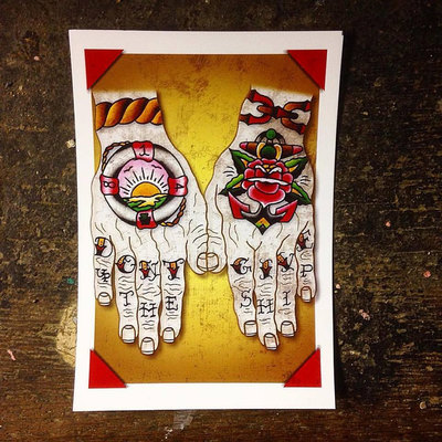 Don't give up the ship - print 5 x 7"