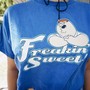 Freakin' Sweet Blue Family Guy Crop Top-4
