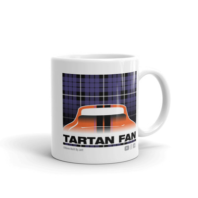 Tartan fan mug