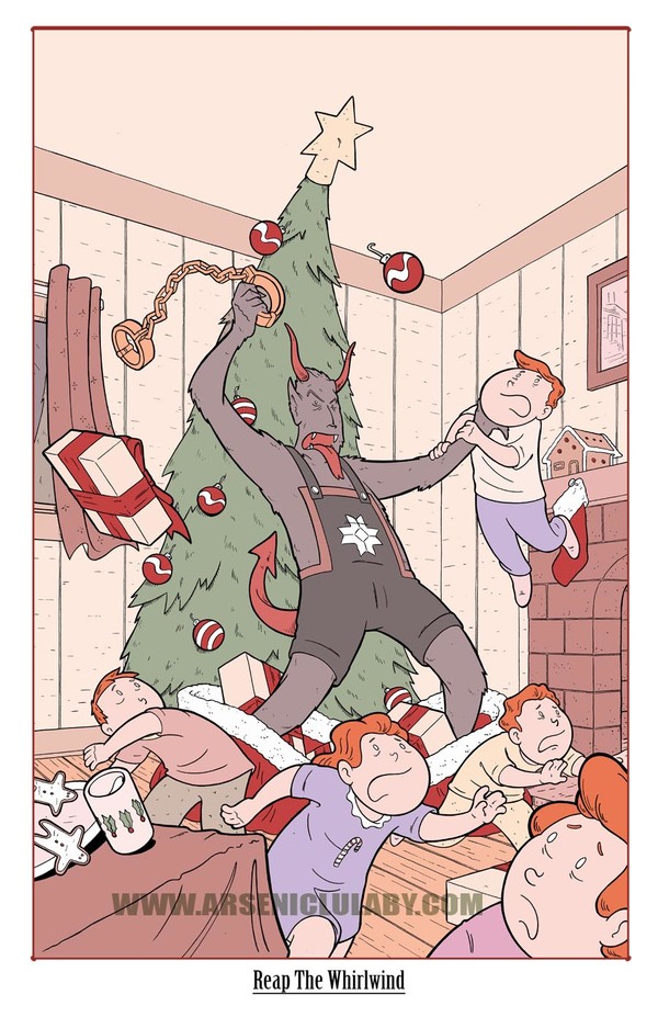 Krampus "whirlwind" Print