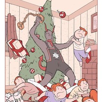 Krampus "whirlwind" Print