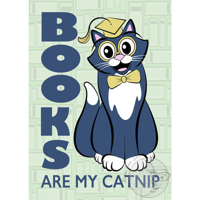 Books Are My Catnip 5x7 Print