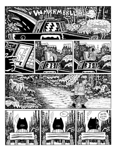 Twilight of the Bat page 2 (original art)