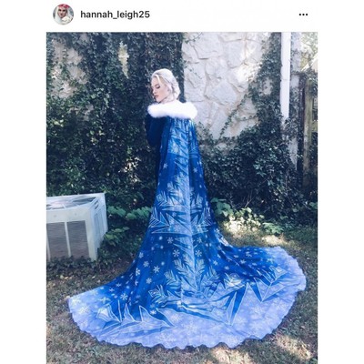 J998 olaf's frozen adventure elsa dress