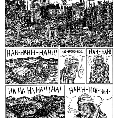 Twilight of the bat page 3 (original art)