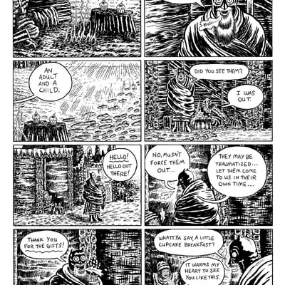 Twilight of the bat page 8 (original art)