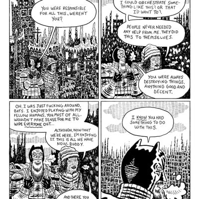 Twilight of the bat page 9 (original art)