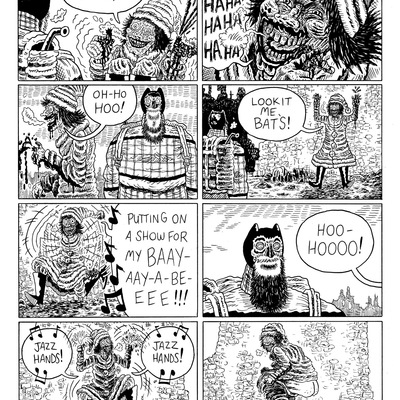 Twilight of the bat page 11 (original art)