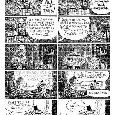 Twilight of the bat page 15 (original art)