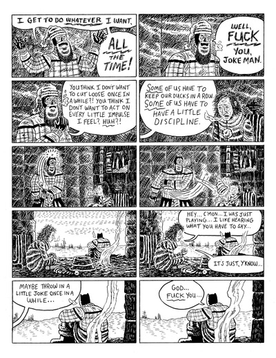 Twilight of the Bat page 15 (original art)