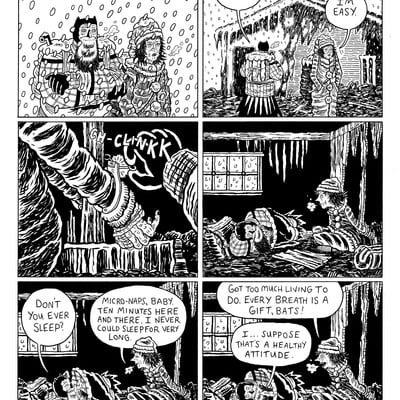 Twilight of the bat page 16 (original art)