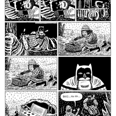 Twilight of the bat page 17 (original art)