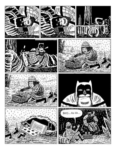 Twilight of the Bat page 17 (original art)