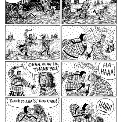 Twilight of the bat page 18 (original art)