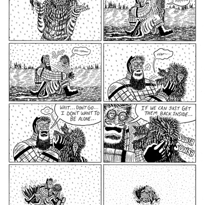 Twilight of the bat page 20 (original art)