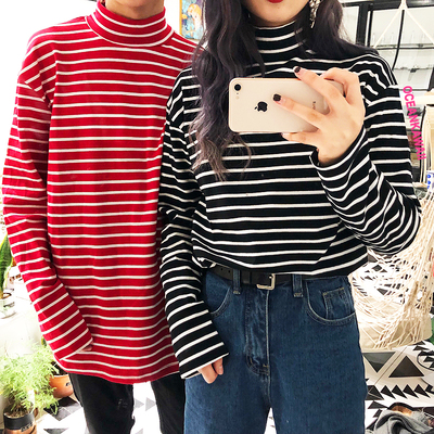 Vintage turtleneck stripe top - Thumbnail 4