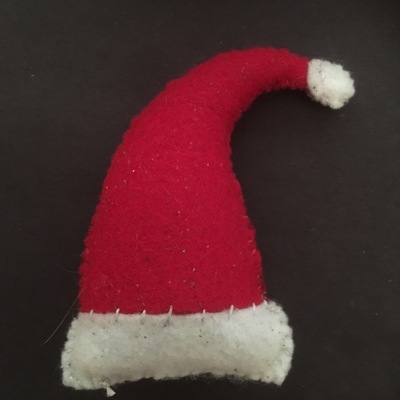 'the santa hat' custom catnip toy!