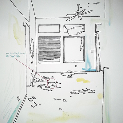 Destroyed room #3 (certain blacks - 1970) - Thumbnail 3