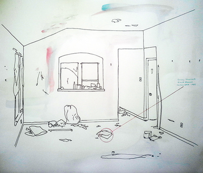 destroyed room #6 (black woman - 1969)