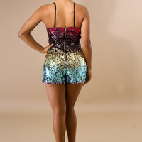 Rainbow Sequin Romper - Thumbnail 1