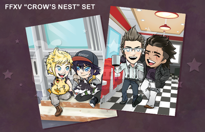 FFXV "Crow's Nest" Postcard Set