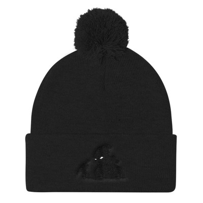 Hussla #1 11302017 Pom Pom Knit Cap