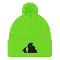 Hussla #1 11302017 Pom Pom Knit Cap - Thumbnail 7