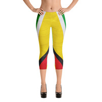 Guyana design Capri Leggings - Thumbnail 1