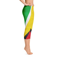 Guyana design Capri Leggings - Thumbnail 7