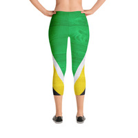 Guyana design Capri Leggings - Thumbnail 8