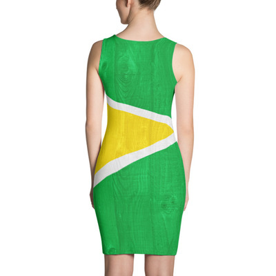 Guyana design sublimation cut & sew dress