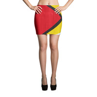 Guyana design Mini Skirt - Thumbnail 1