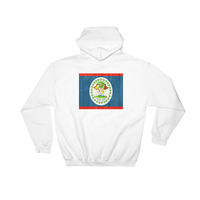 Belizan design Hooded Sweatshirt graphic on the back - Thumbnail 1
