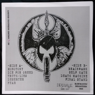 Fragment - in the dust test press