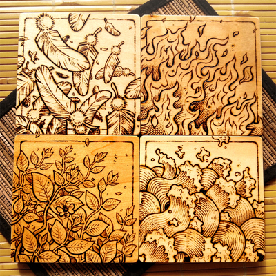 Elemental coaster set - Thumbnail 4