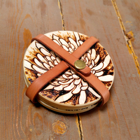 Chrysanthemum coaster set - Thumbnail 1