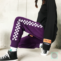 Free Shipping-SIDE CHECKER JOGGER PANTS - Thumbnail 4