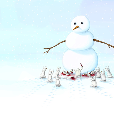 "idol worship" holiday cards [last packs of 4]