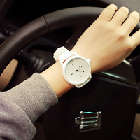 Cute  Soft Silicone Strap Jelly Quartz Watch - Thumbnail 4